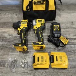 AS-IS DEWALT ATOMIC 20-Volt MAX Lithium-Ion Cordless Combo Kit