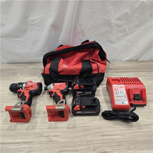 AS-IS Milwaukee M18 Compact Brushless 2-Tool Combo Kit