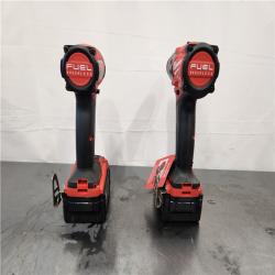 AS-IS- Milwaukee FUEL 18V Lithium-Ion Brushless Cordless Hammer Drill and Impact Driver Combo Kit