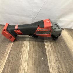 AS-IS Milwaukee  FUEL 18-Volt Lithium-Ion Brushless Cordless 4-1/2 in./6 in. Braking Grinder with Paddle Switch (Tool-Only)