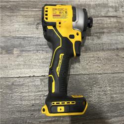 AS-IS DEWALT Atomic 20V Max Lithium-Ion Brushless Cordless Compact 1/4 in. Impact Driver Kit