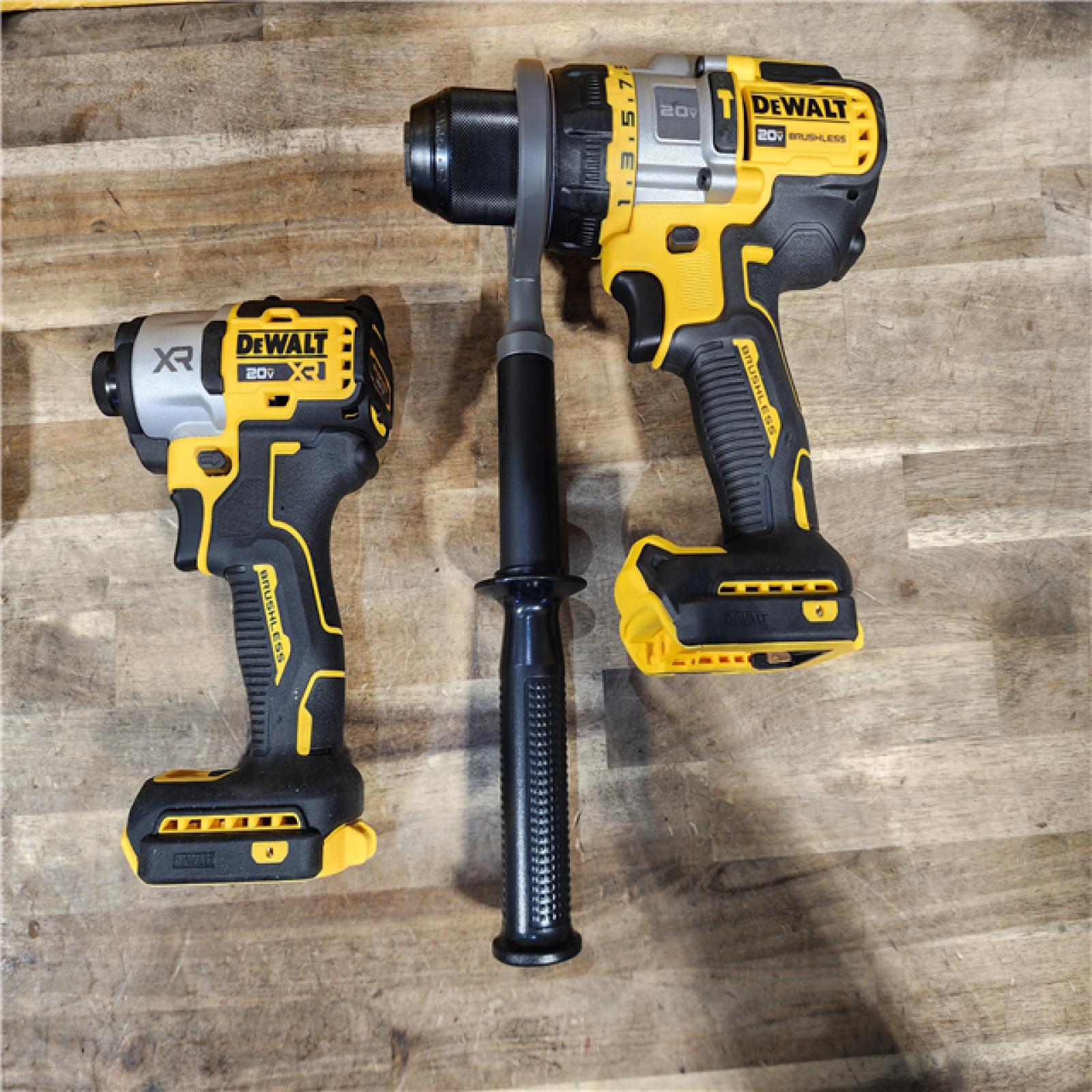 HOUSTON LOCATION - AS-IS DEWALT 20V MAX XR 2-Tool Combo Kit with POWERPACK - DCK2101QQ2
