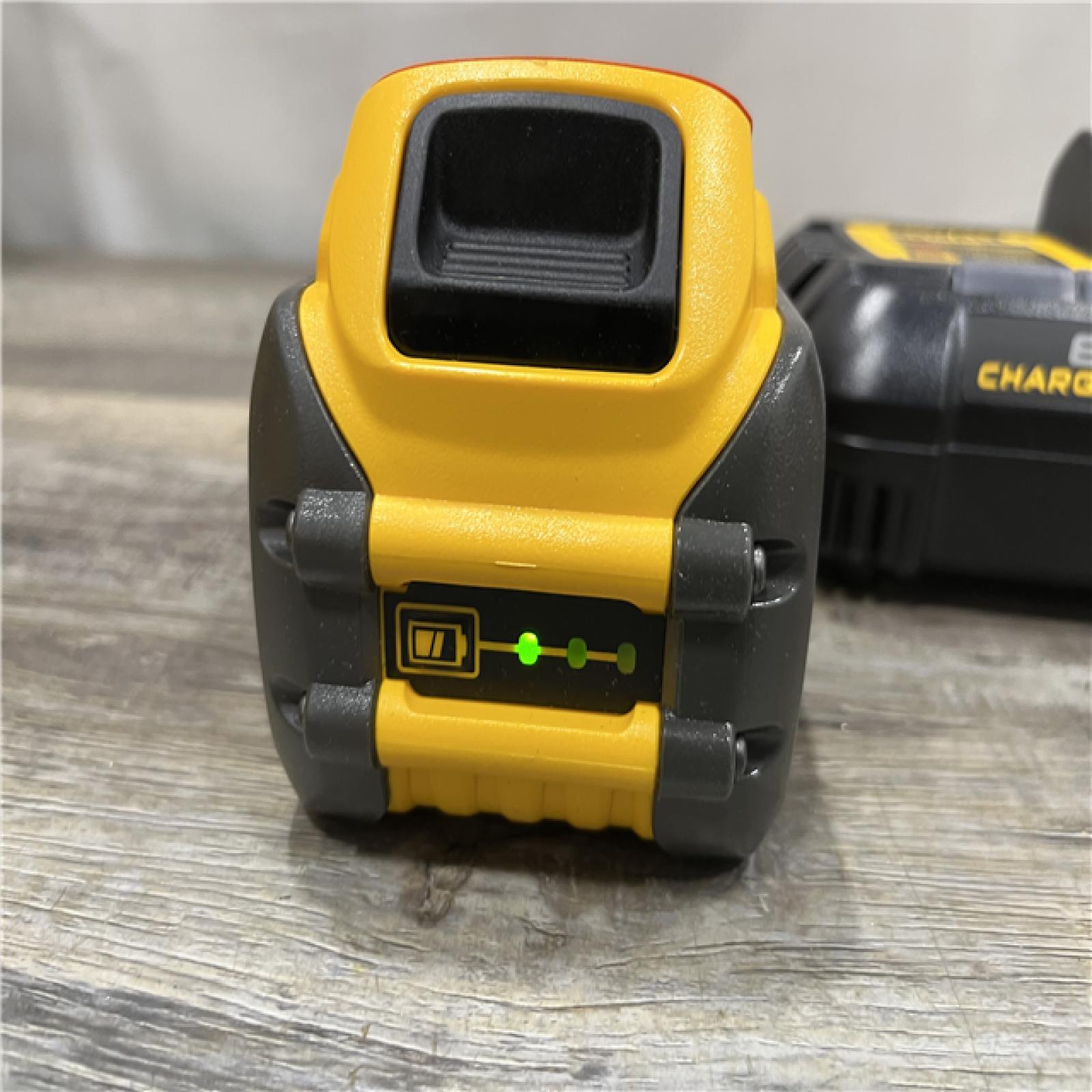 AS-IS DEWALT FLEXVOLT 20V/60V MAX Lithium-Ion 6.0Ah Battery Pack with Charger