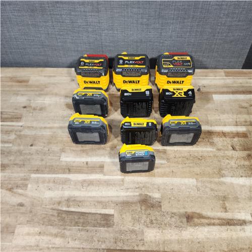 HOUSTON LOCATION - AS - IS DEWALT BATTERY PACK QTY - 10