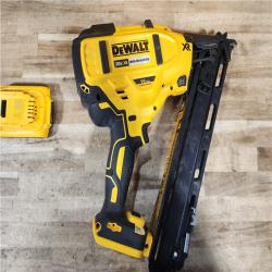 HOUSTON LOCATION - AS - IS DEWALT 20V MAX XR Lithium-Ion Cordless 2-1/2 in. 15-Gauge Finish Nailer Kit