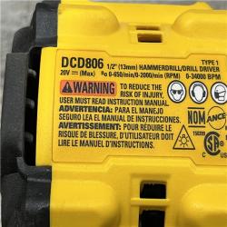 AS-IS DEWALT 20V XR Brushless Cordless 1/2 in. Hammer Drill (Tool-Only)