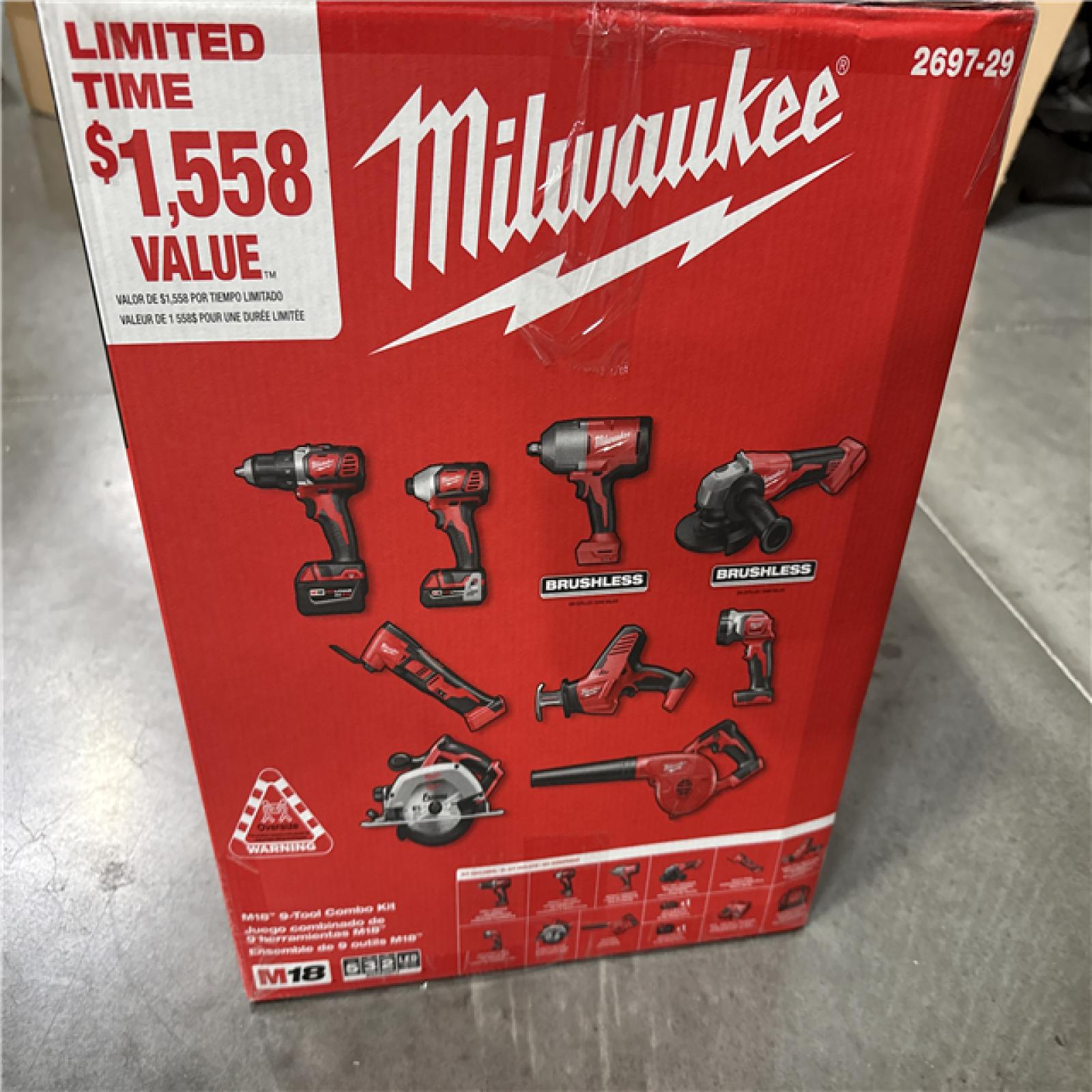 California NEW M18 9-Tool Combo Kit