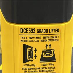 LIKE NEW - DEWALT 20-Volt Max Cordless GRABO Lifter (Tool Only)