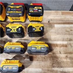 HOUSTON LOCATION - AS - IS DEWALT BATTERY PACK QTY - 10