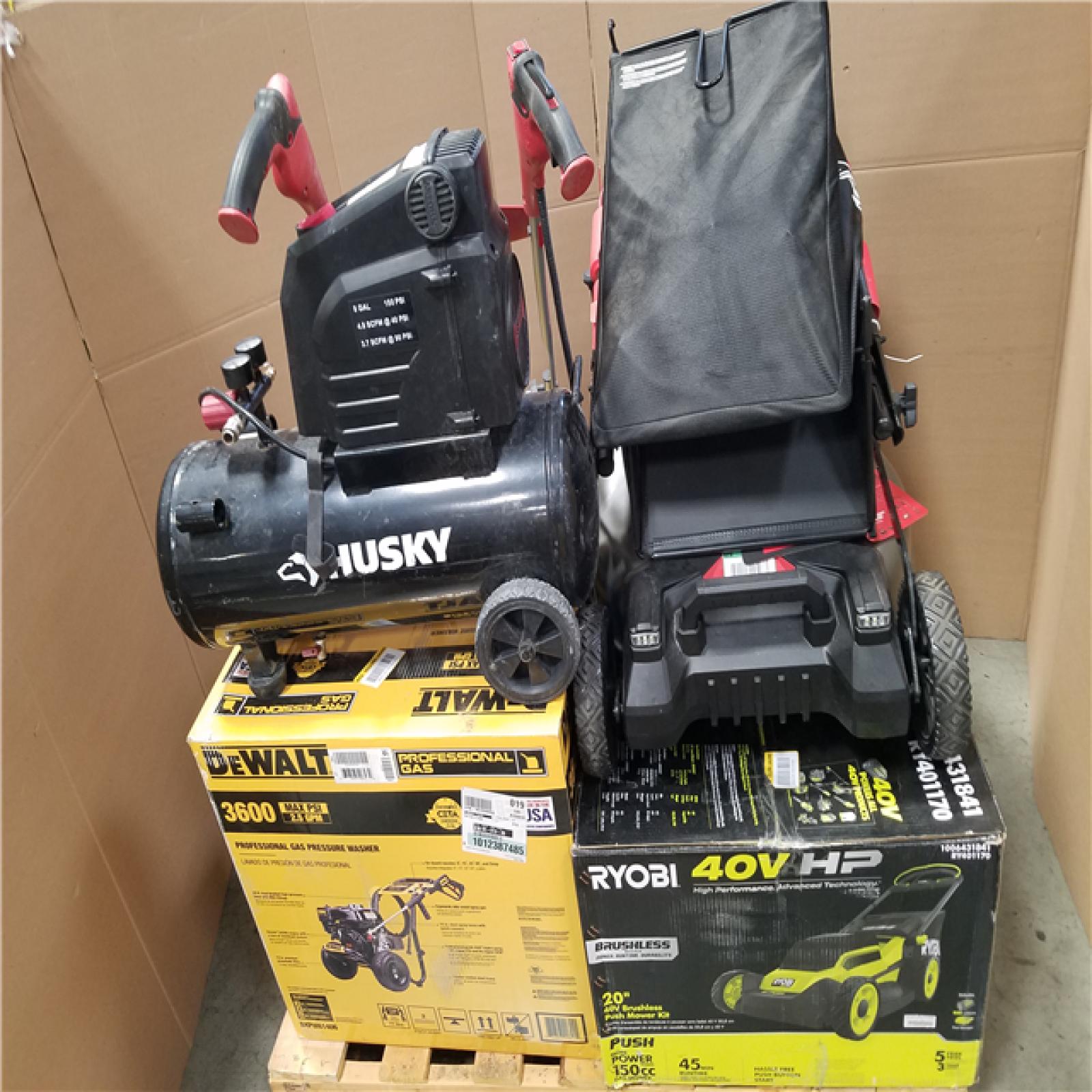 CALIFORNIA AS-IS OUTDOOR POWER EQUIPMENT