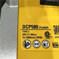 AS-IS DEWALT 20V MAX XR Cordless Brushless 3-1/4 in. Planer (Tool Only)