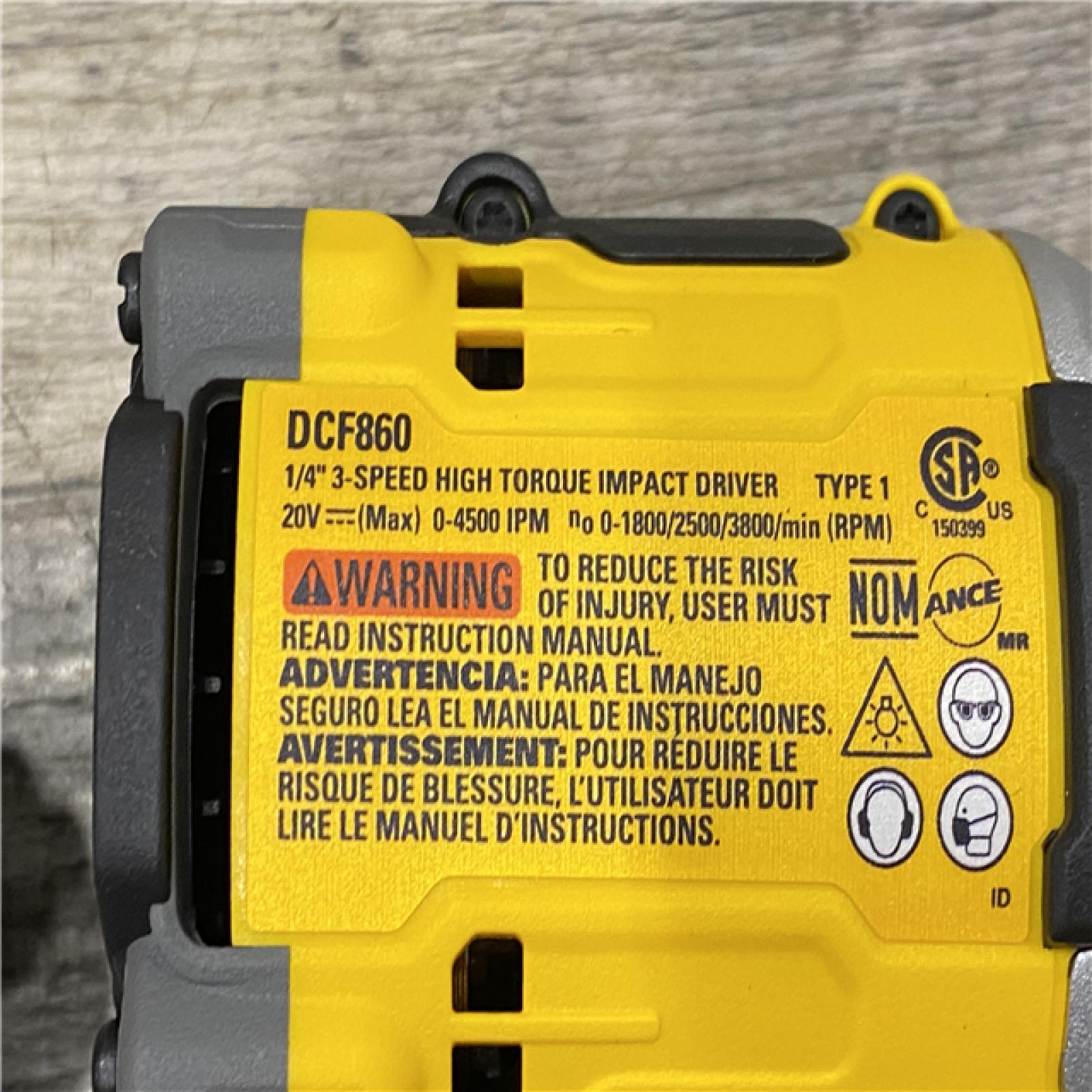 AS-IS DEWALT 20V MAX Lithium-Ion Cordless 3-Tool Combo Kit