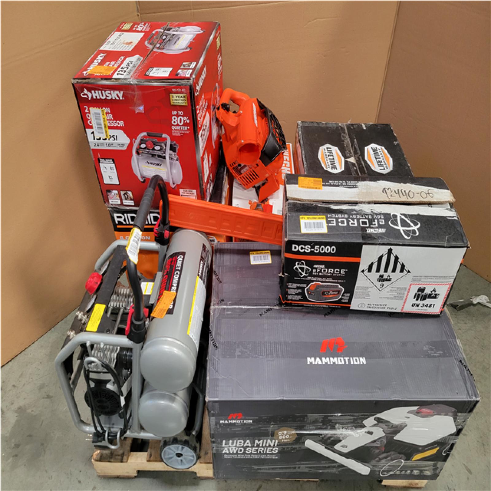 CALIFORNIA AS-IS OUTDOOR POWER EQUIPMENT