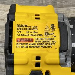 AS-IS DEWALT Atomic 20V Lithium-Ion Cordless Compact 1/2 in. Drill/Driver Kit