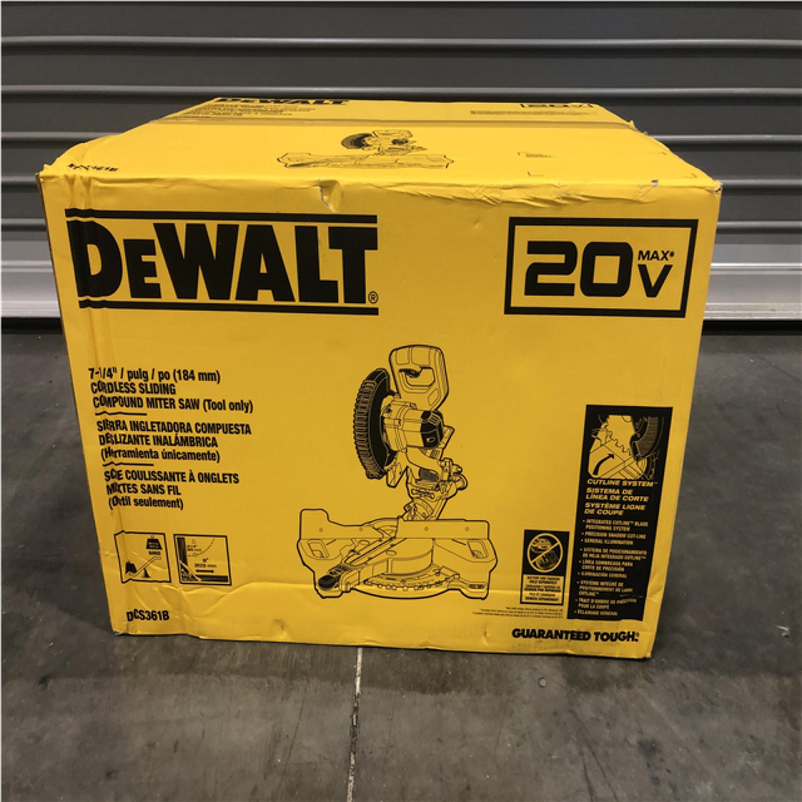 NWE - 20V MAX Cordless 7-1/4 in. Sliding Miter Saw (Tool Only)