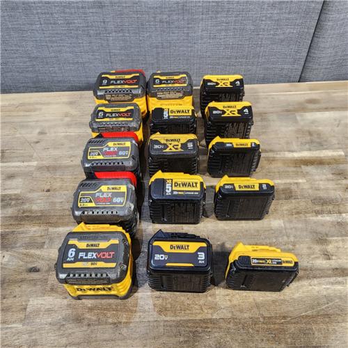 HOUSTON LOCATION - AS-IS DEWALT BATTERY PACK QTY - 15
