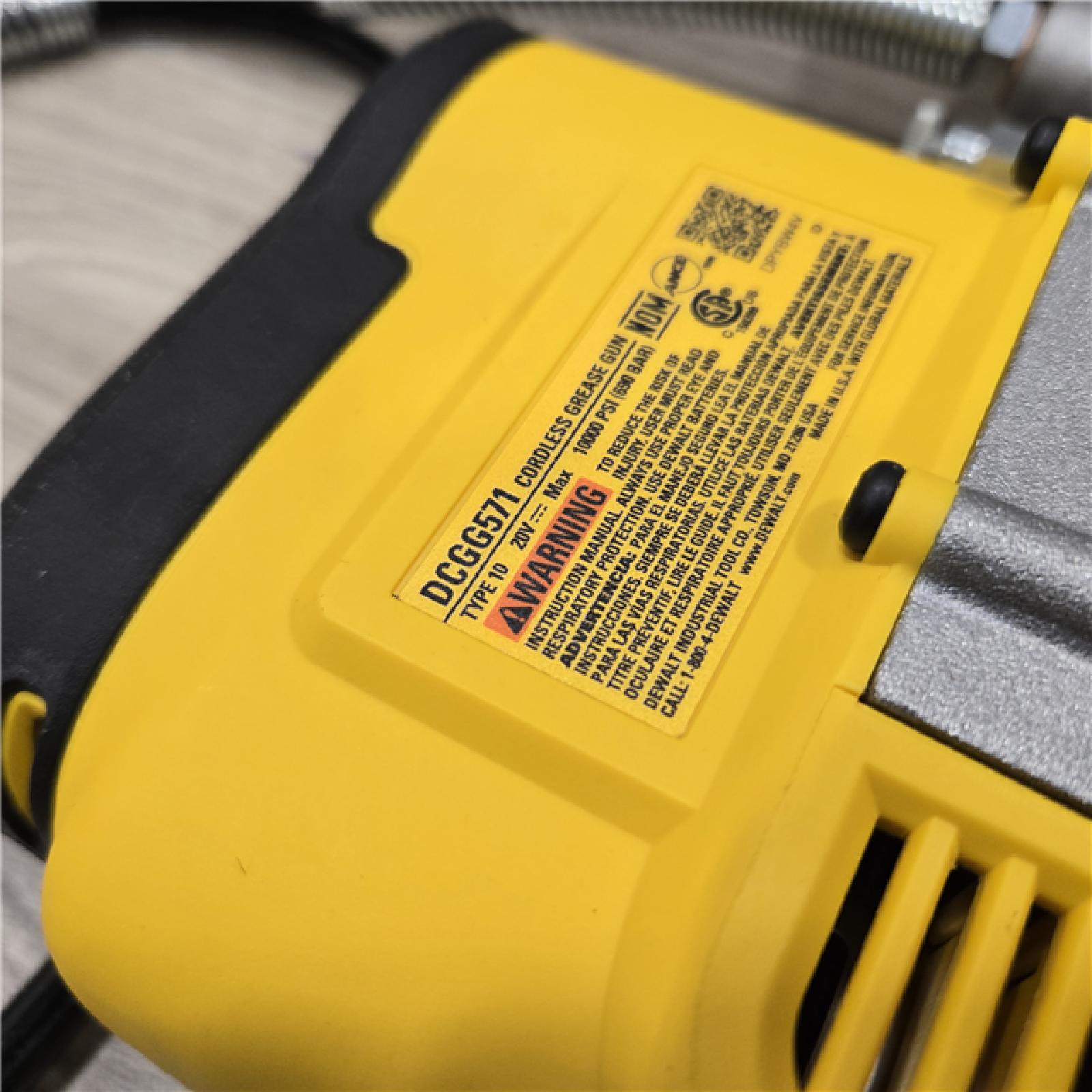 AS-IS DEWALT DCGG571B 20V MAX Cordless Grease Gun (Bare Tool)
