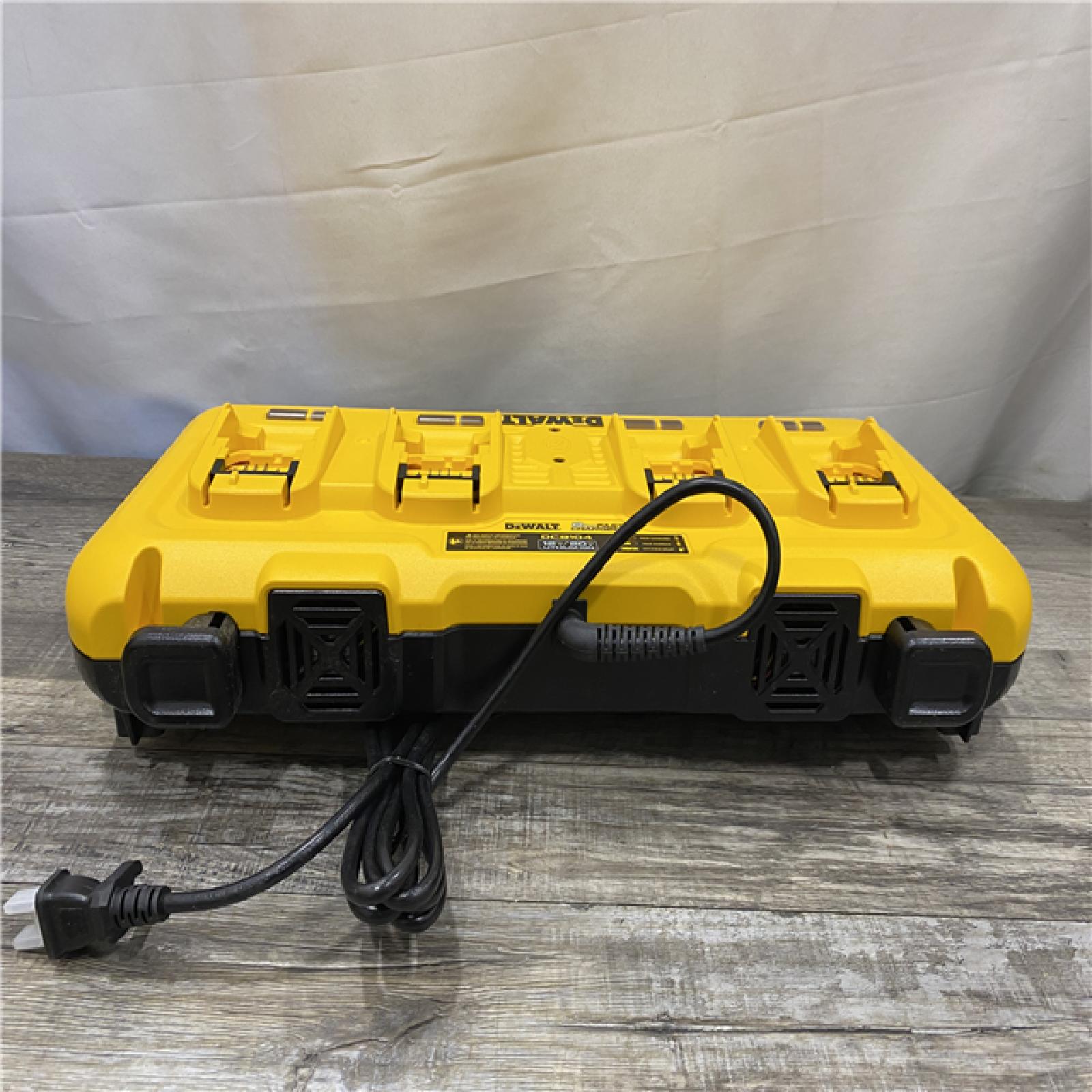 AS-IS DEWALT 20-Volt MAX 4-Port Charger with 20-Volt MAX Lithium-Ion 5.0 Ah and 2.0 Ah Batteries