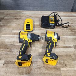 Houston Location AS-IS DEWALT 20V XR Lithium-Ion Cordless 2-Tool Combo Kit