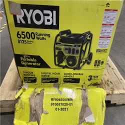 Dallas Location - As-Is RYOBI 8125-Watt Gasoline Powered Portable Generator