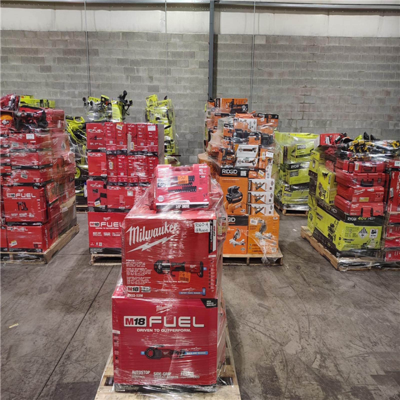 Pittston Location As-Is Power Tools Partial Truckload (13 Pallets) 3060-A