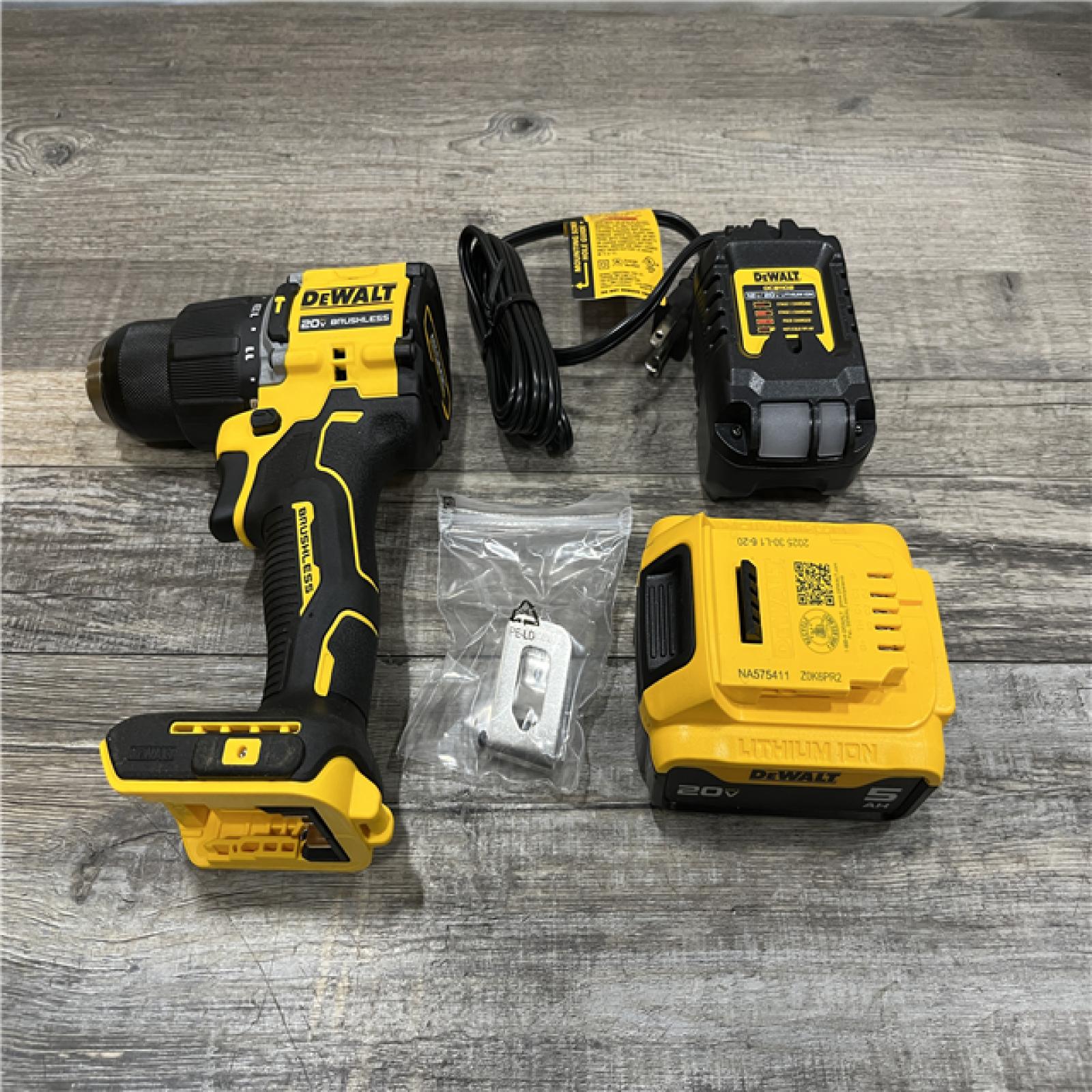 AS-IS DEWALT ATOMIC 20V Lithium-Ion Cordless 1/2 in. Hammer Drill Kit
