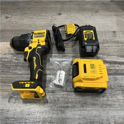 AS-IS DEWALT ATOMIC 20V Lithium-Ion Cordless 1/2 in. Hammer Drill Kit