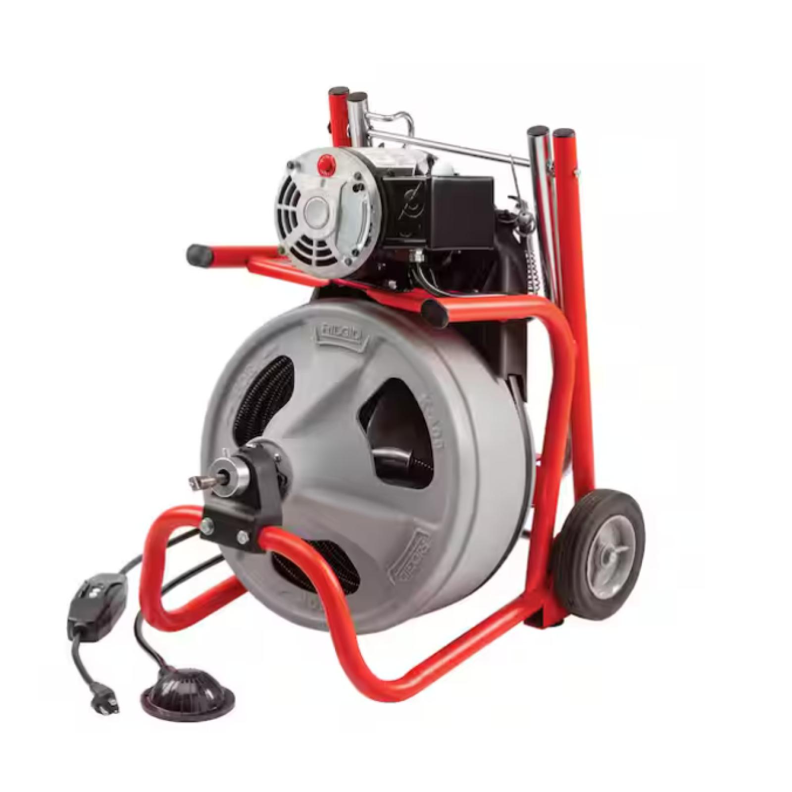 NEW!- RIDGID K-400 Drain Cleaning Snake Auger 120-Volt Drum Machine