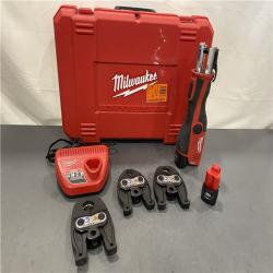 AS-IS - MILWAUKEE 12-Volt Lithium-Ion Force Logic Cordless Press Tool Kit