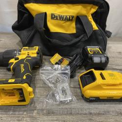 AS-IS DEWALT ATOMIC 20V Cordless 1/2 in. Compact Hammer Drill Kit