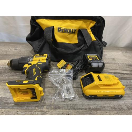 AS-IS DEWALT ATOMIC 20V Cordless 1/2 in. Compact Hammer Drill Kit