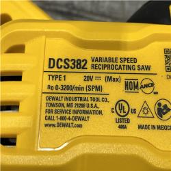 AS-IS DEWALT 20V MAX Cordless Brushless Reciprocating Saw (Tool Only)