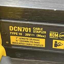AS-IS DEWALT 20V MAX Lithium-Ion Cordless Cable Stapler Kit