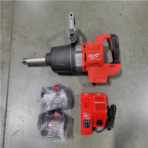 CALIFORNIA AS-IS MILWAUKEE M18 1 D-HANDLE EXT. ANVIL HIGH TORQUE IMPACT WRENCH W/ ONE KEY