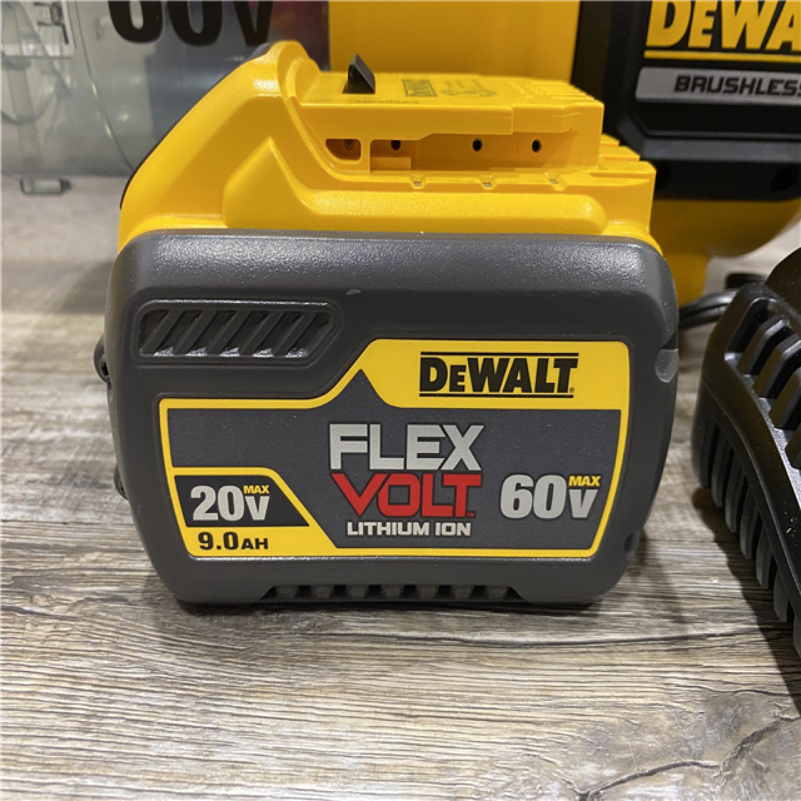 AS-IS DEWALT FLEXVOLT 60V MAX 125 MPH 600 CFM Brushless Cordless Battery Powered Blower Kit