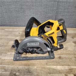 HOUSTON LOCATION - AS-IS DEWALT FLEXVOLT 60V MAX Cordless Brushless 7-1/4 in. Wormdrive Style Circular Saw (Tool Only)