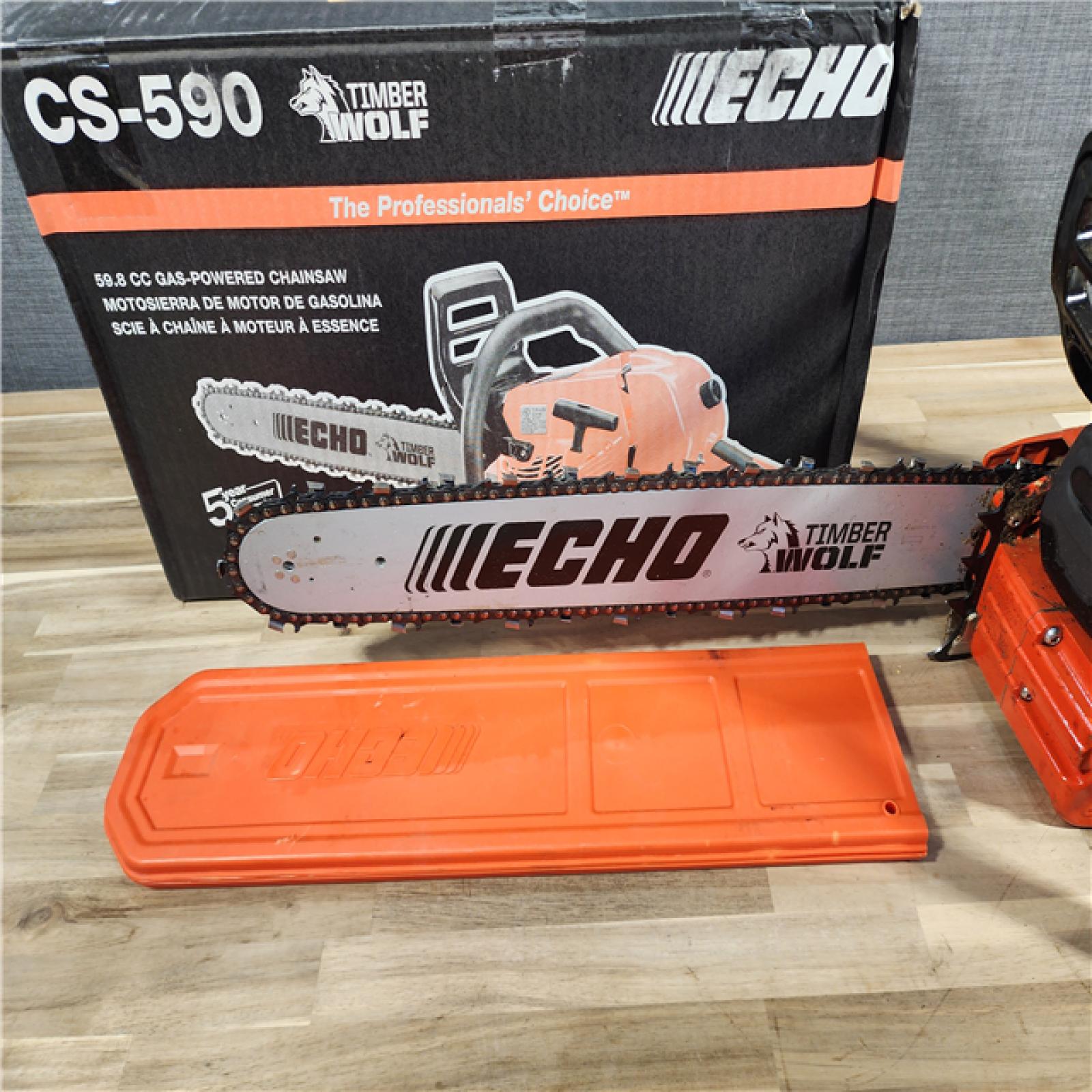 HOUSTON LOCATION - AS-IS ECHO 20 in. 59.8 Cc Gas 2-Stroke Rear Handle Timber Wolf Chainsaw
