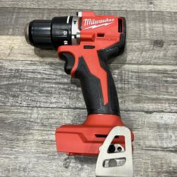 AS-IS Milwaukee 18V Lithium-Ion Brushless Cordless 1/2 in. Compact Hammer Drill/Driver Kit