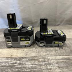AS-IS RYOBI ONE+ 18V Lithium-Ion Starter Battery  and Charger Kit