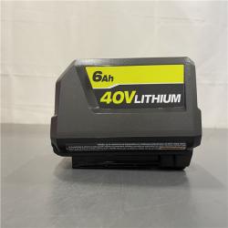AS-IS - RYOBI 40-Volt 6.0 Ah High Capacity Lithium-Ion Battery
