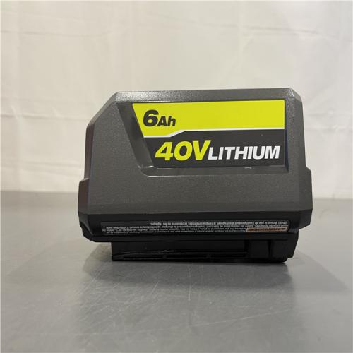 AS-IS - RYOBI 40-Volt 6.0 Ah High Capacity Lithium-Ion Battery