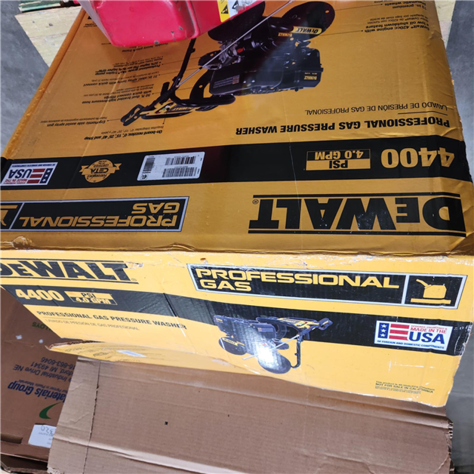 Dallas Location - As-Is DEWALT 4400 PSI 4.0 GPM Gas Pressure Washer
