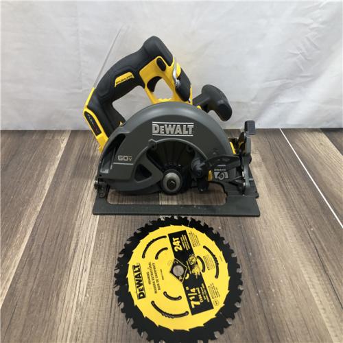 AS-IS DEWALT FLEXVOLT 60V MAX Cordless Brushless 7-1/4 in. Circular Saw with Brake (Tool Only)