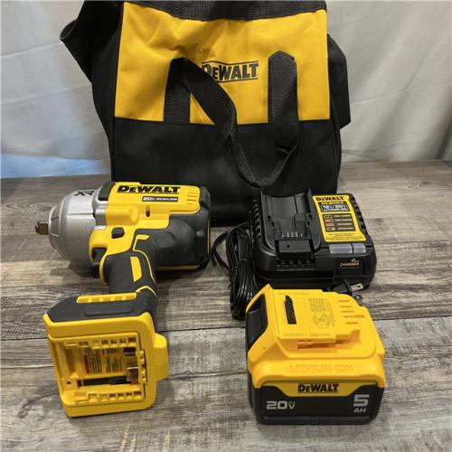 AS-IS DEWALT 20V MAX Lithium-Ion Cordless 1/2 in. Impact Wrench Kit