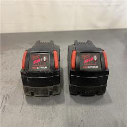 AS-IS - Milwaukee M18 18-Volt Lithium-Ion XC Extended Capacity 5.0 Ah Battery (2-Pack)