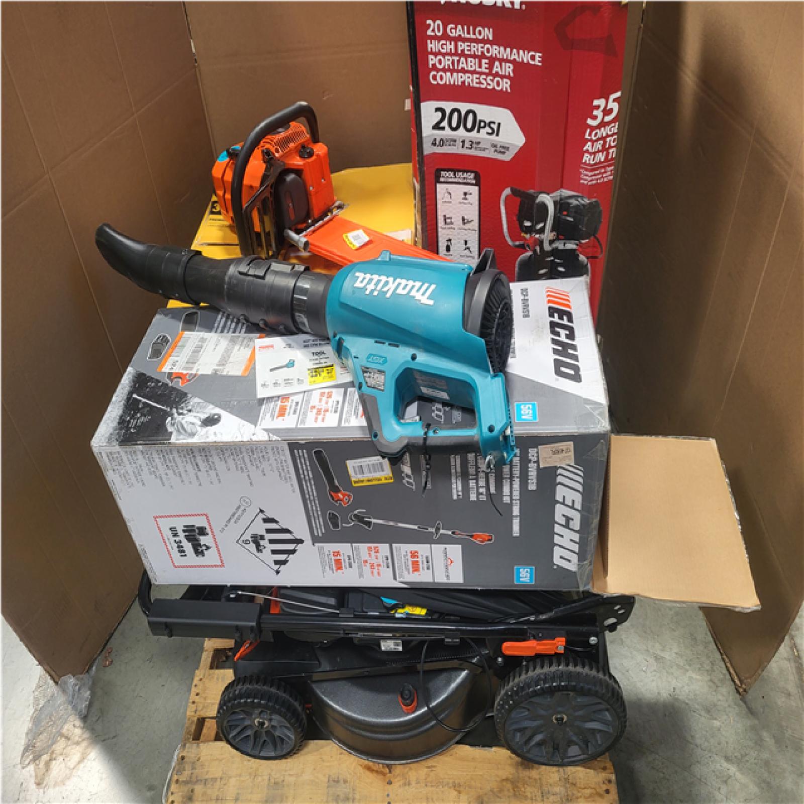 CALIFORNIA AS-IS OUTDOOR POWER EQUIPMENT