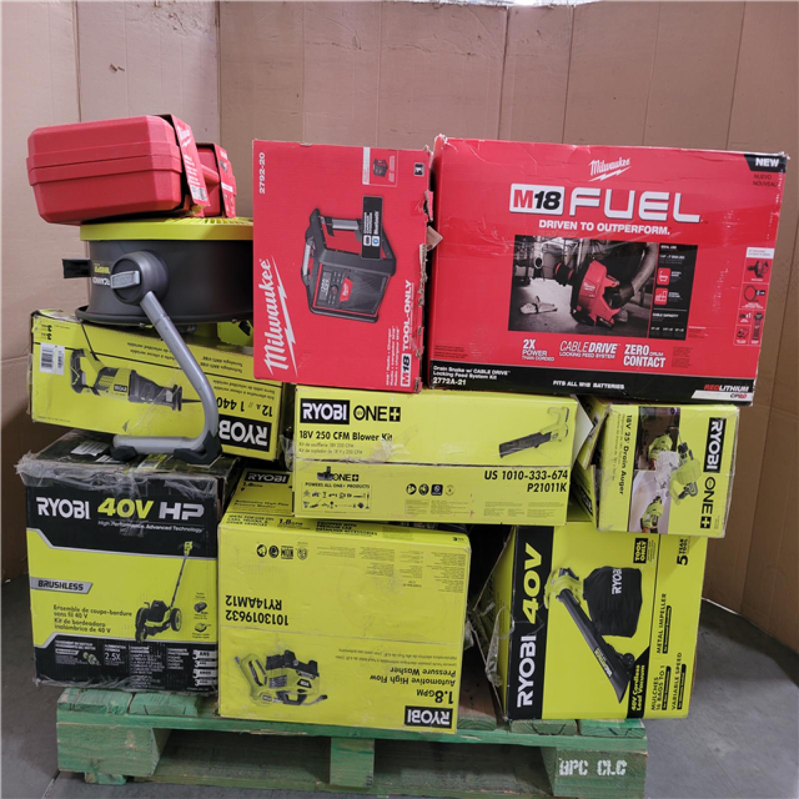 CALIFORNIA AS-IS TOOL PALLET