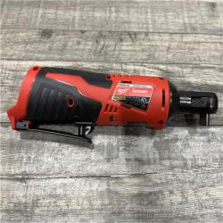 AS-IS Milwaukee 12V Lithium-Ion Cordless 3/8 in. Ratchet (Tool-Only)