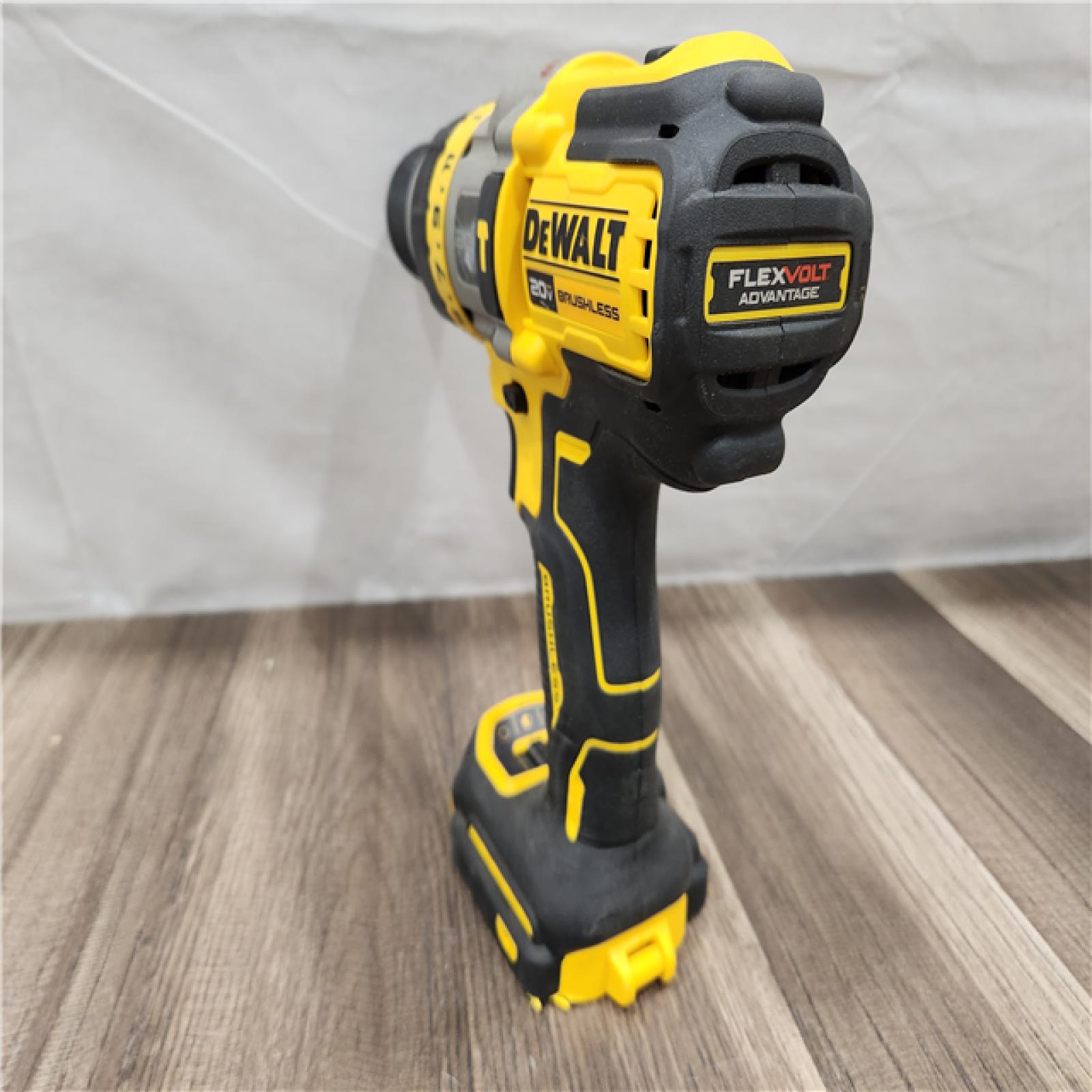 AS-IS- 20V MAX Brushless Cordless 1/2 in. Hammer Drill/Driver with FLEXVOLT ADVANTAGE (Tool Only)