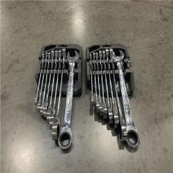 NEW! - RYOBI SAE Ratcheting Combination Wrench Set (8-Piece) (2 SETS)